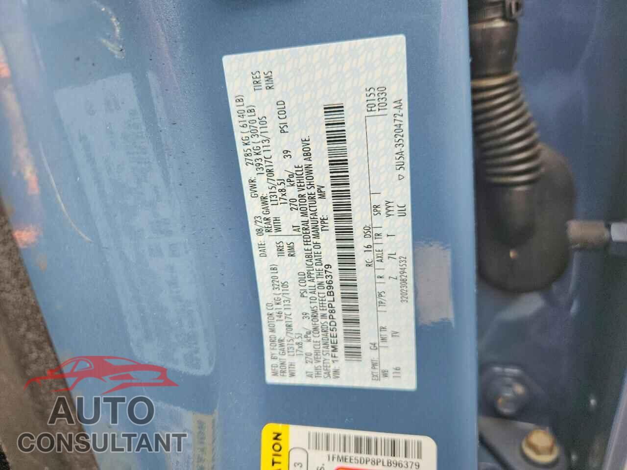 FORD BRONCO 2023 - 1FMEE5DP8PLB96379