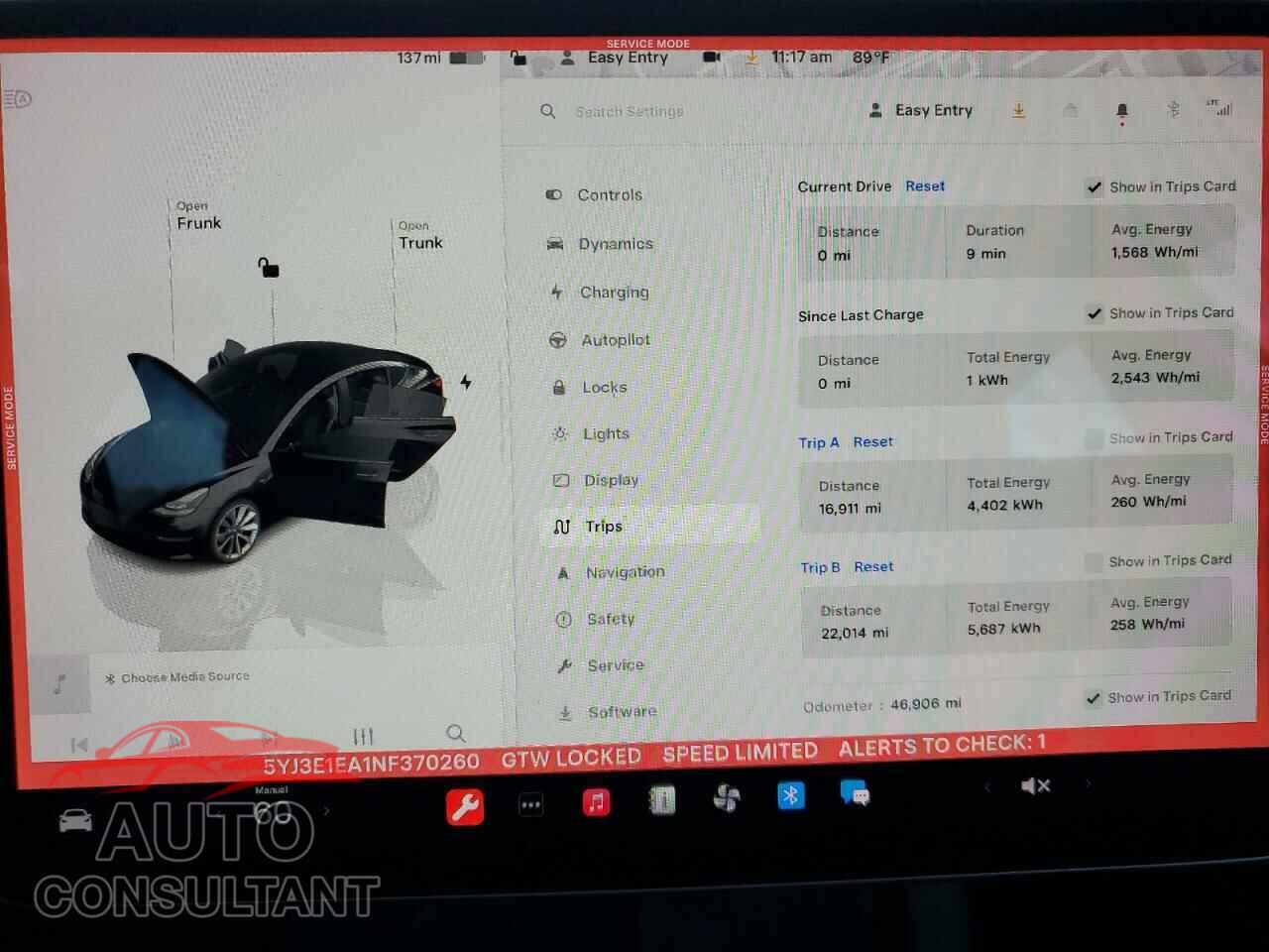 TESLA MODEL 3 2022 - 5YJ3E1EA1NF370260