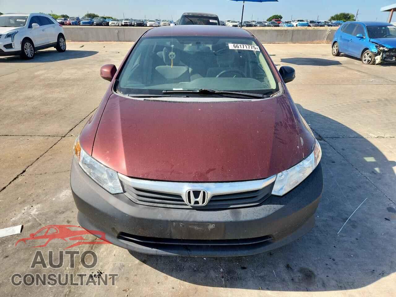HONDA CIVIC 2012 - 2HGFB2F51CH596448