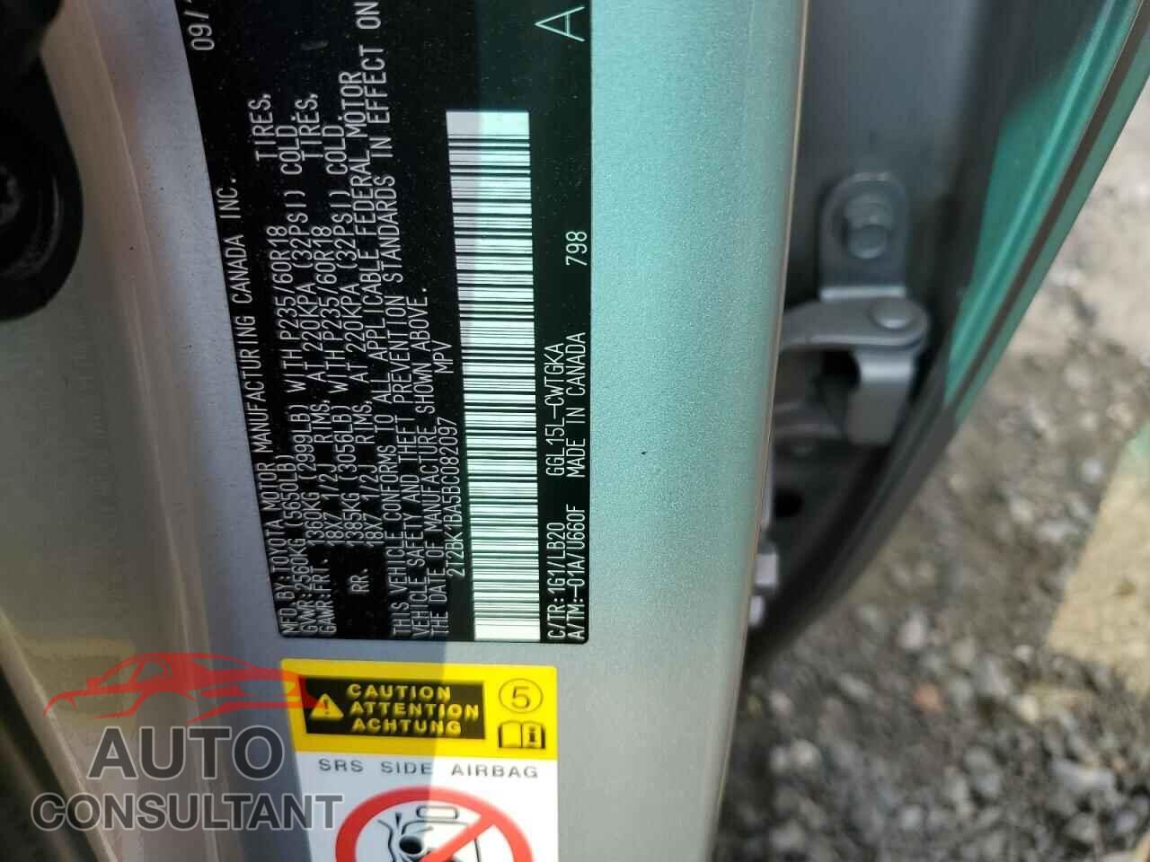 LEXUS RX350 2011 - 2T2BK1BA5BC082097