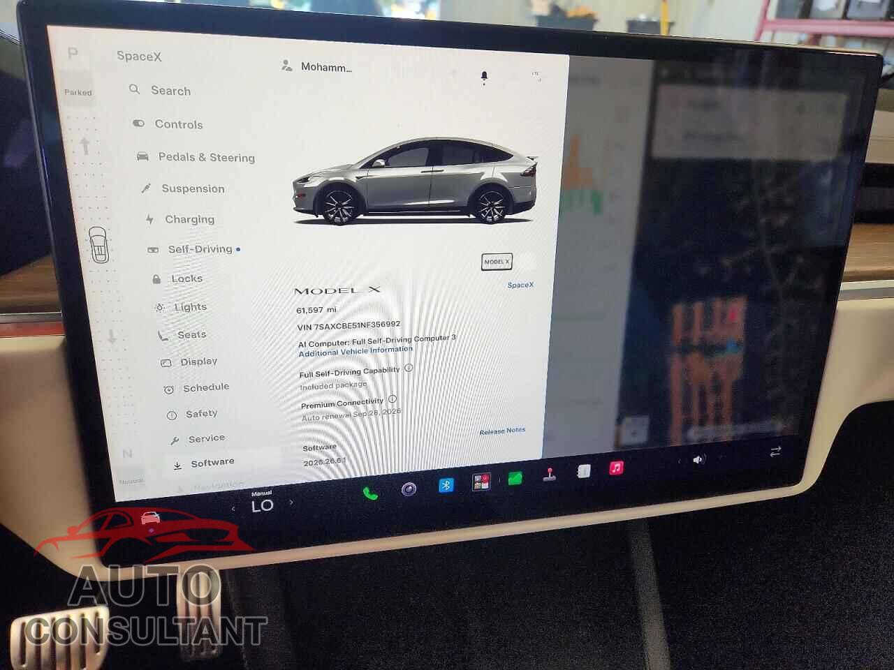 TESLA MODEL X 2022 - 7SAXCBE51NF356992