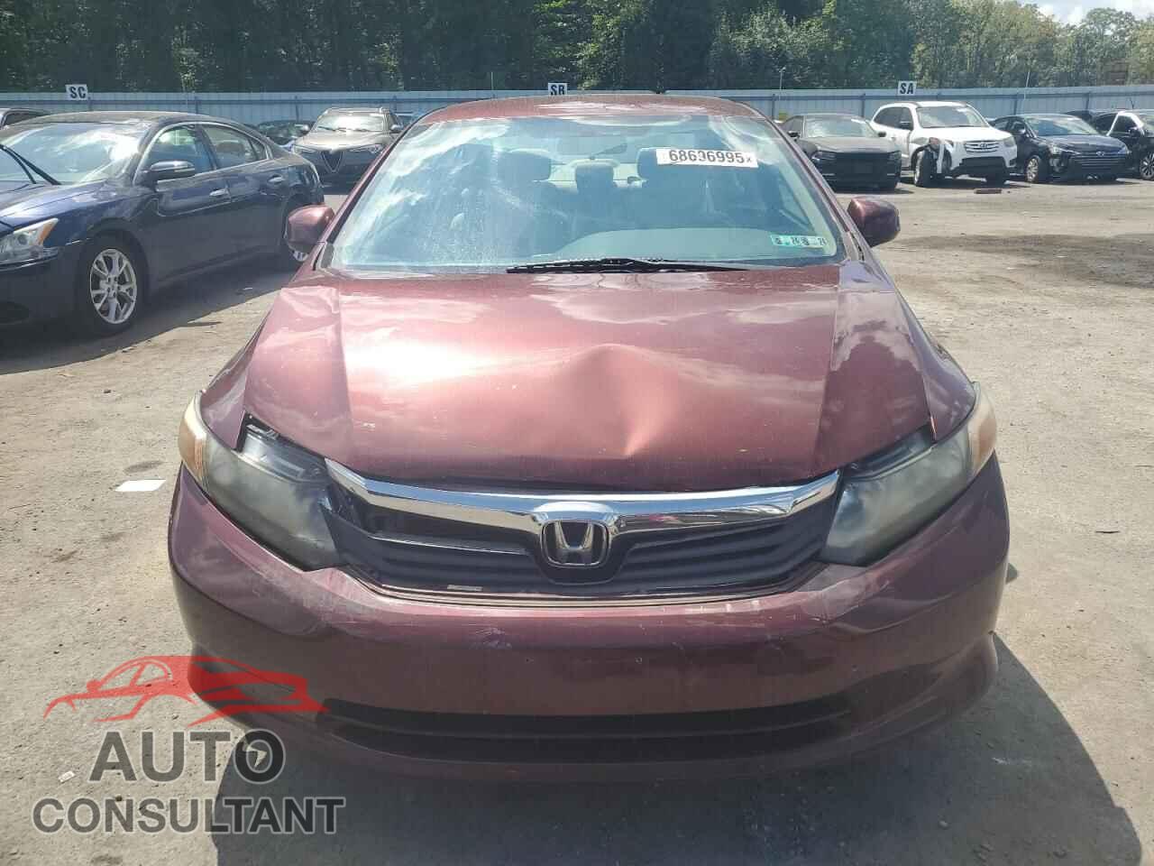 HONDA CIVIC 2012 - 19XFB2F55CE320722