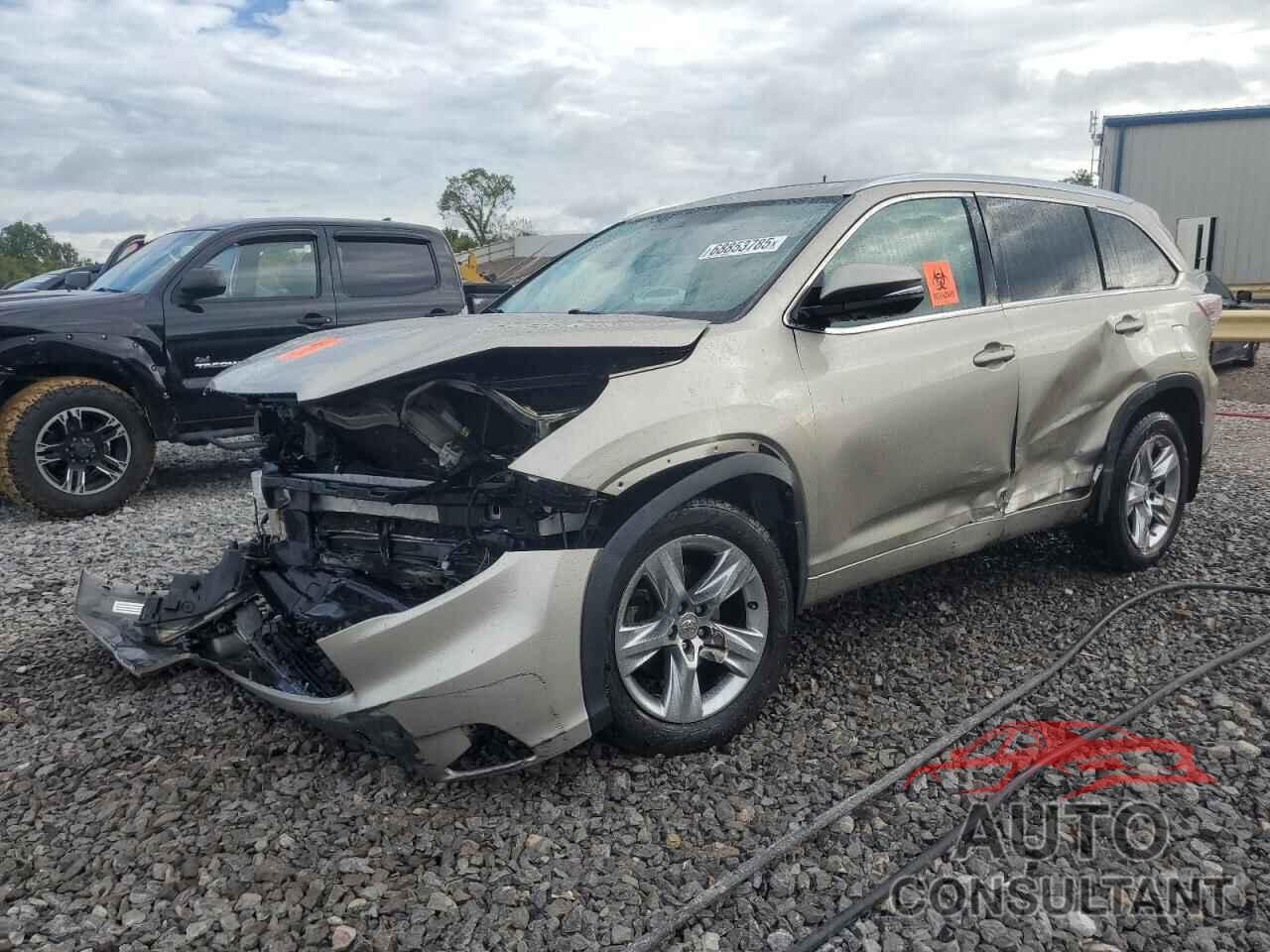 TOYOTA HIGHLANDER 2014 - 5TDYKRFH5ES007626