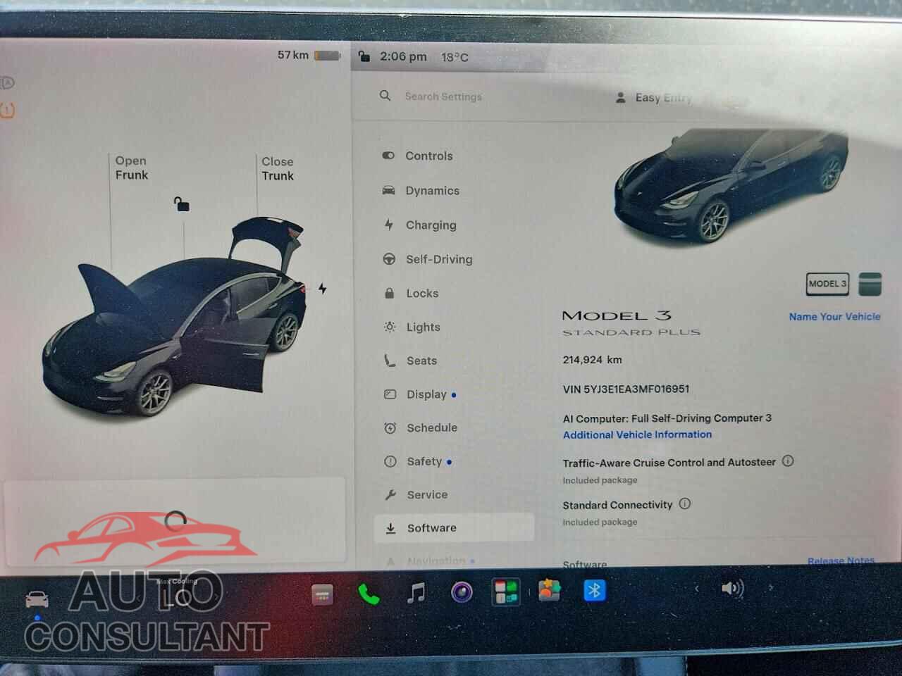 TESLA MODEL 3 2021 - 5YJ3E1EA3MF016951