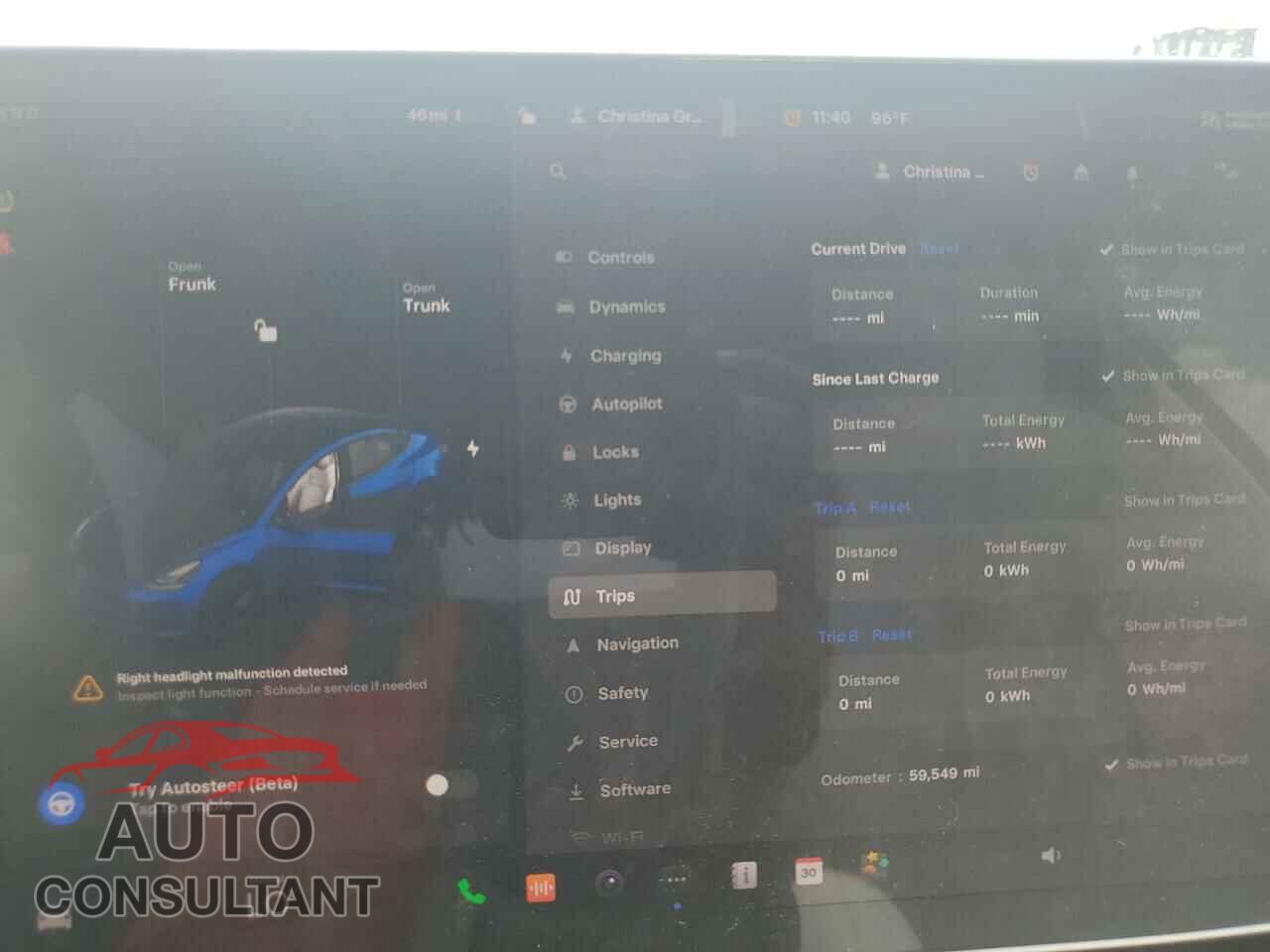 TESLA MODEL 3 2022 - 5YJ3E1EB9NF263658