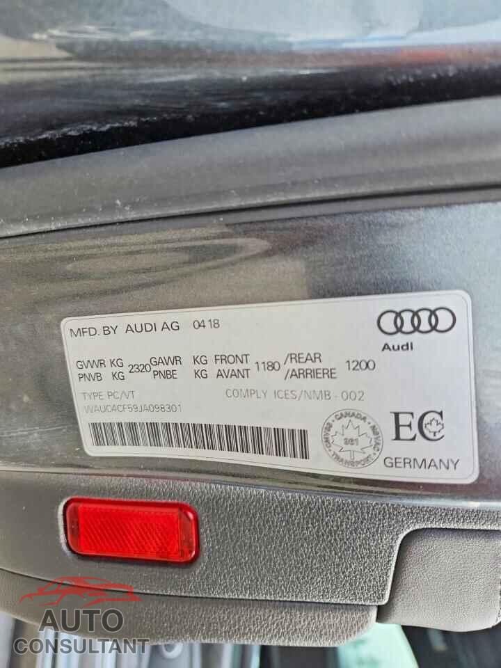 AUDI S5/RS5 2018 - WAUC4CF59JA098301