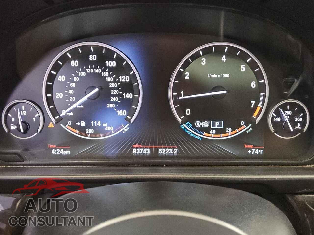 BMW 5 SERIES 2014 - WBA5B1C51ED482942