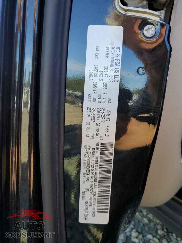 DODGE CARAVAN 2017 - 2C4RDGCG4HR685554