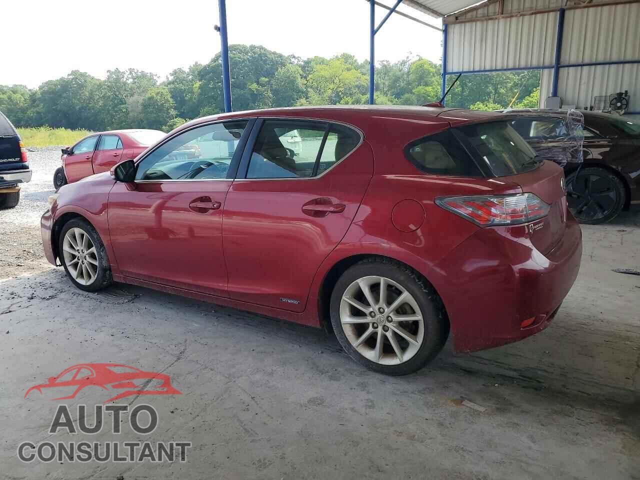 LEXUS CT 200 2012 - JTHKD5BHXC2068049
