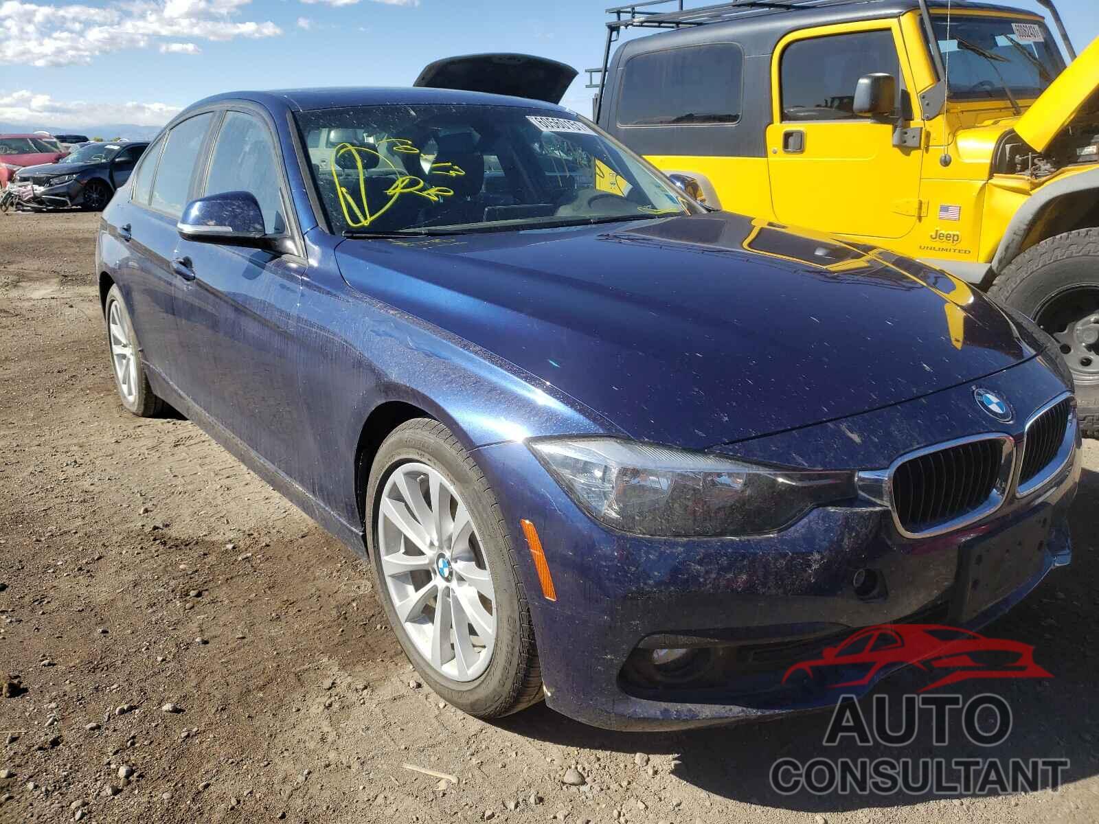 BMW 3 SERIES 2017 - WBA8A3C31HA067037