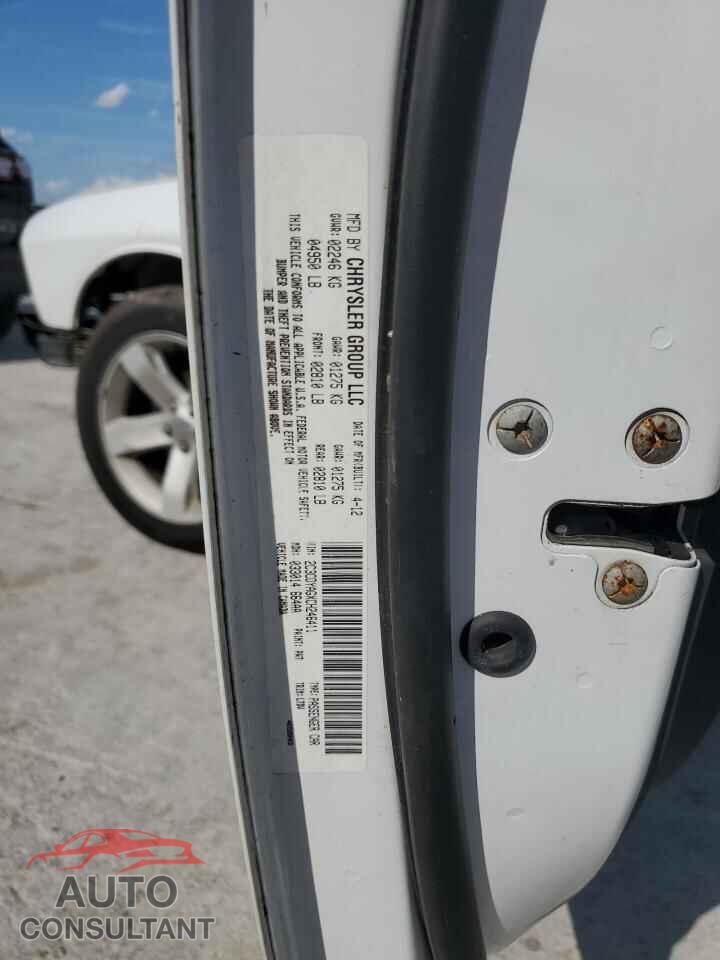 DODGE CHALLENGER 2012 - 2C3CDYAGXCH246411