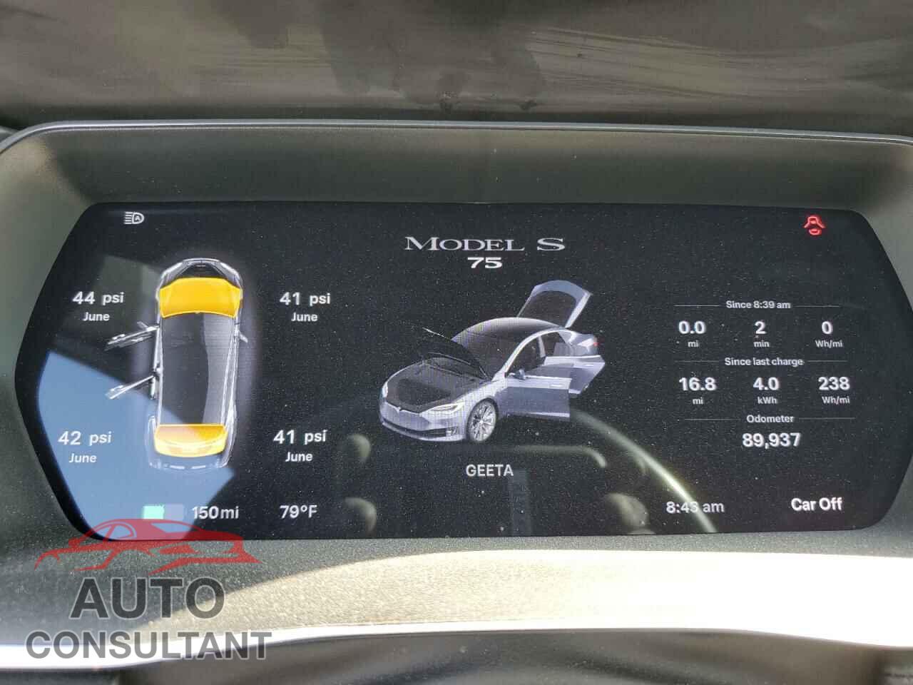 TESLA MODEL S 2017 - 5YJSA1E11HF199151