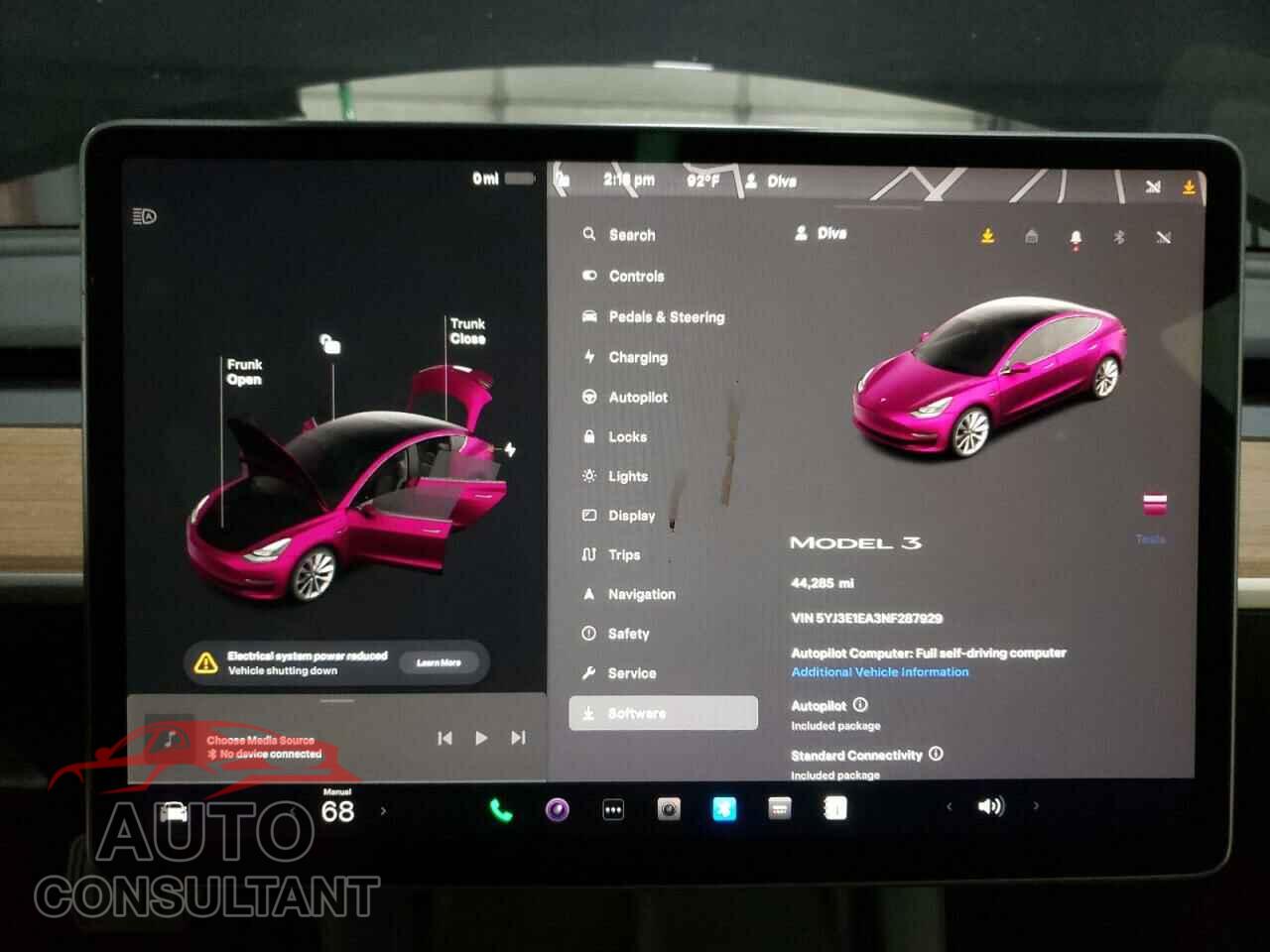 TESLA MODEL 3 2022 - 5YJ3E1EA3NF287929