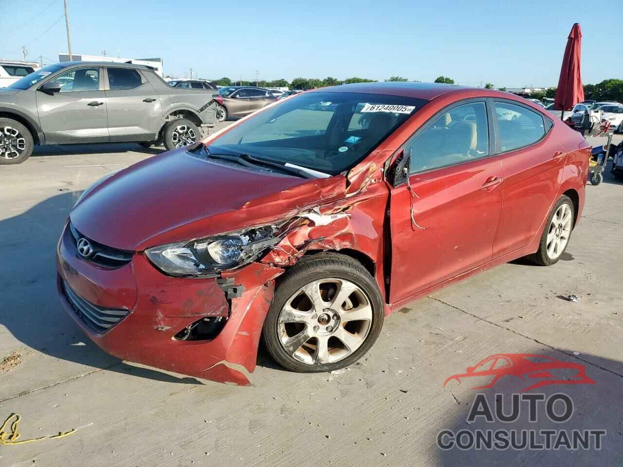 HYUNDAI ELANTRA 2012 - KMHDH4AE2CU250943