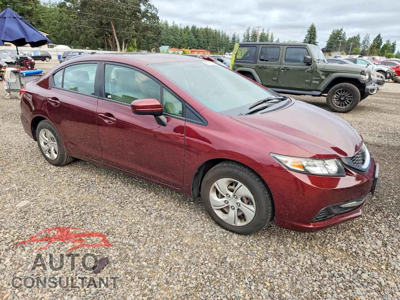 HONDA CIVIC 2014 - 19XFB2F58EE219242