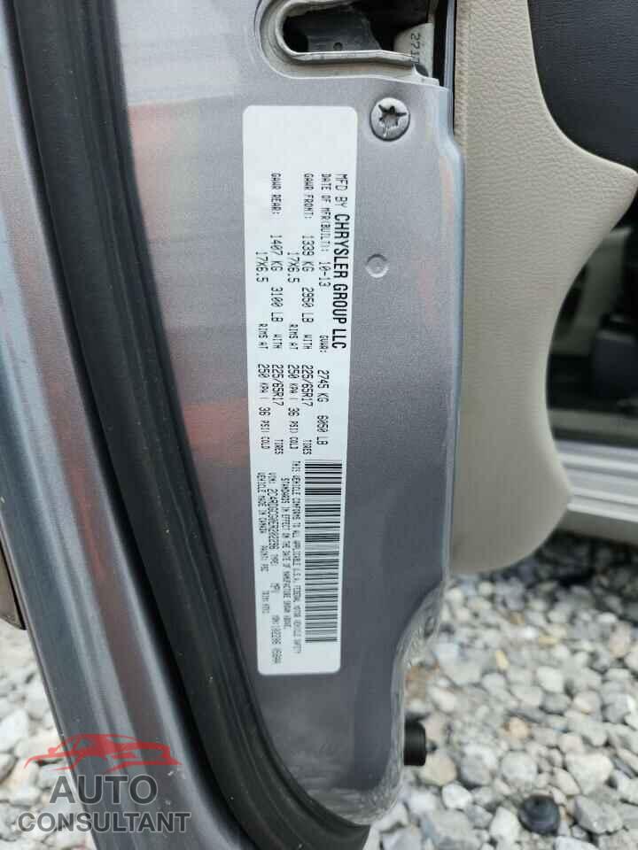 DODGE CARAVAN 2014 - 2C4RDGCG0ER202296