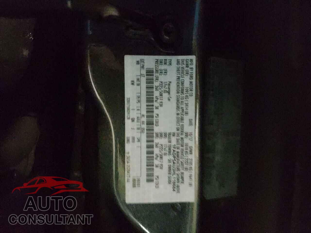 FORD CMAX 2017 - 1FADP5AU3HL118684