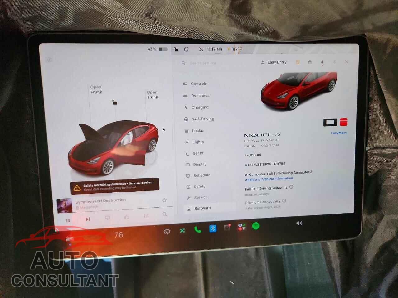 TESLA MODEL 3 2022 - 5YJ3E1EB2NF179794