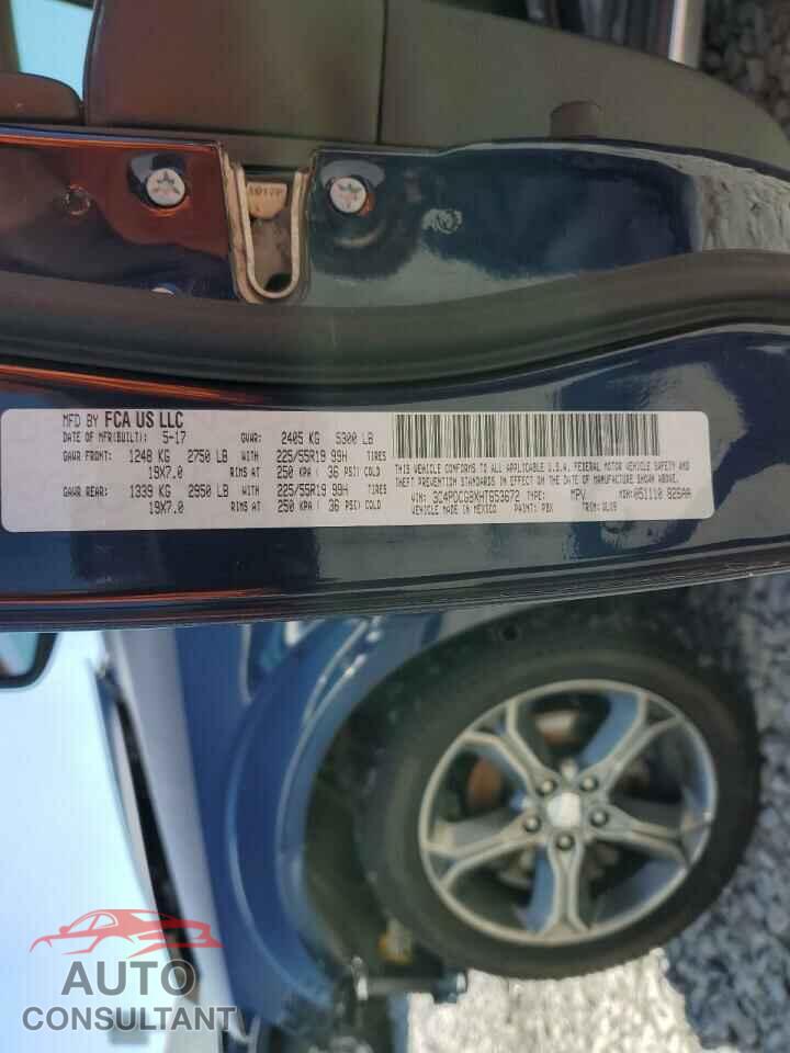 DODGE JOURNEY 2017 - 3C4PDCGBXHT653672