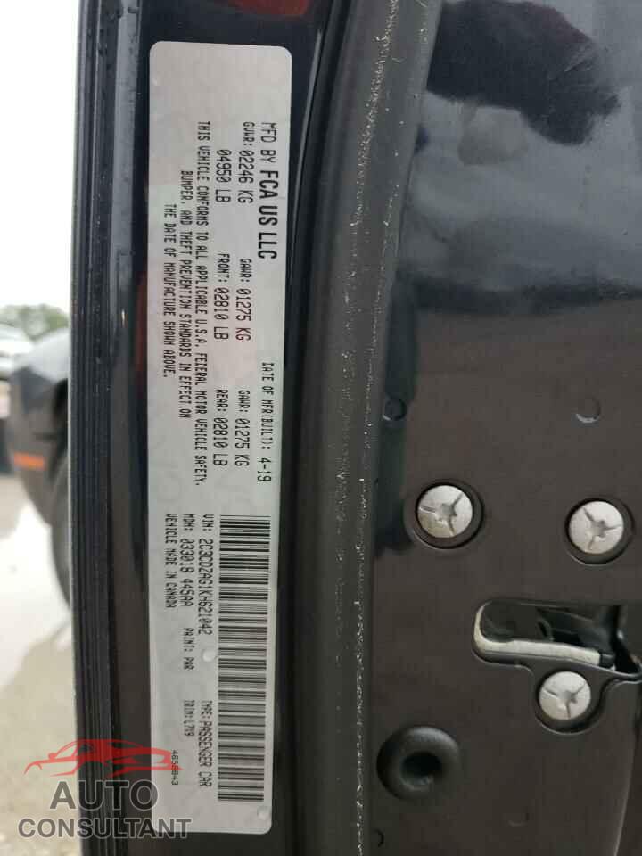 DODGE CHALLENGER 2019 - 2C3CDZAG1KH621042