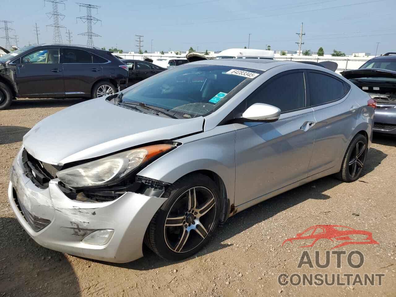HYUNDAI ELANTRA 2013 - KMHDH4AE4DU490898