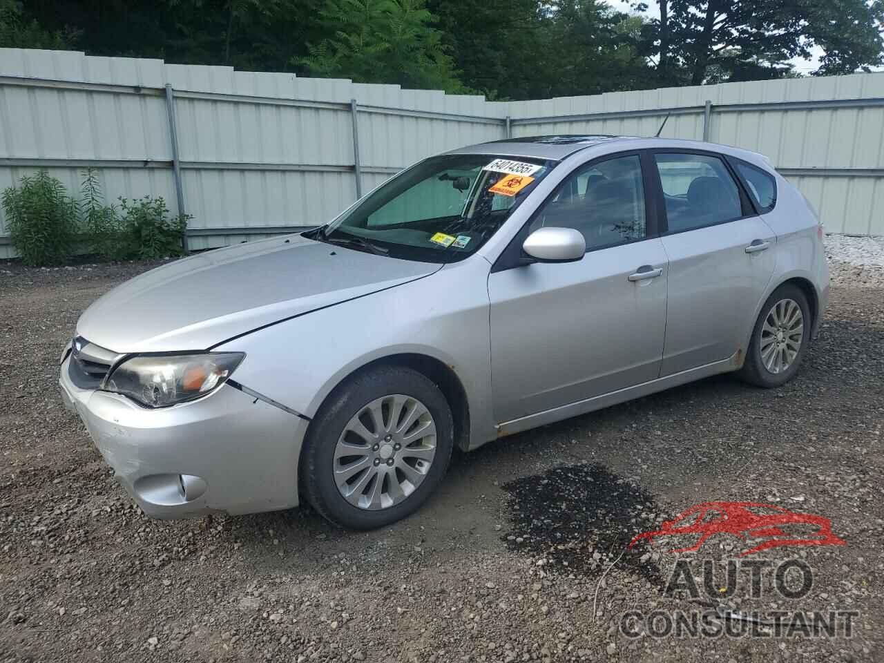 SUBARU IMPREZA 2010 - JF1GH6B62AH806992