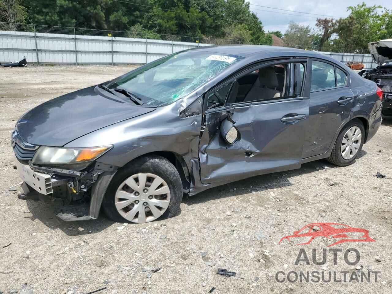 HONDA CIVIC 2012 - 19XFB2F55CE361240