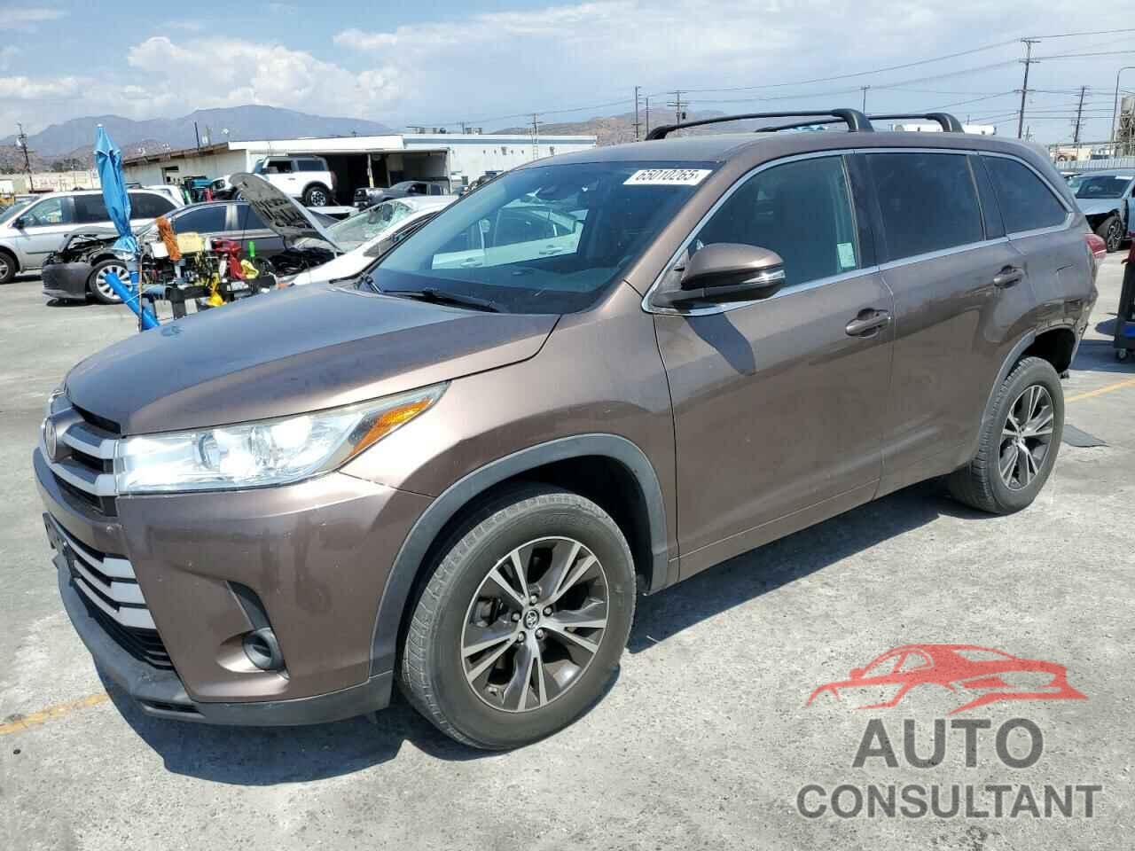 TOYOTA HIGHLANDER 2017 - 5TDZZRFH5HS228714