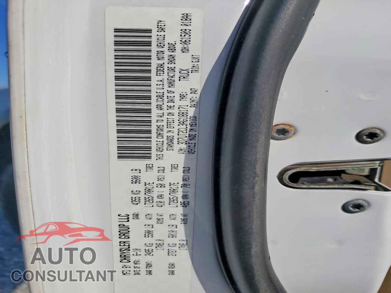DODGE RAM 2500 2010 - 3D7UT2CL3AG188171
