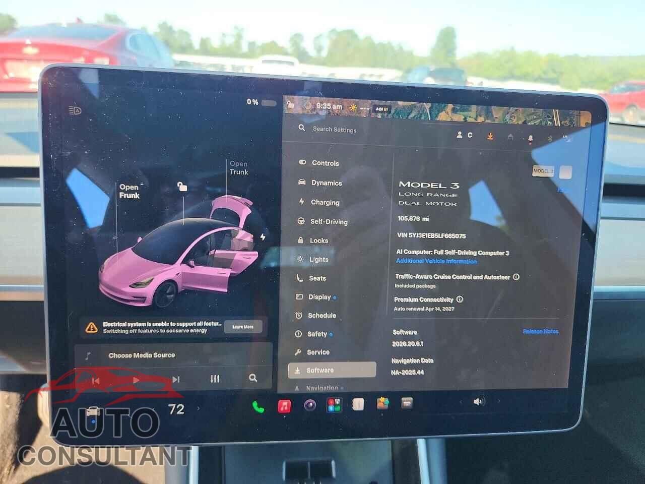 TESLA MODEL 3 2020 - 5YJ3E1EB5LF665075