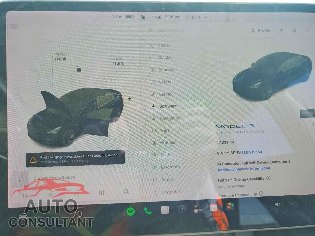 TESLA MODEL 3 2021 - 5YJ3E1EA3MF919584