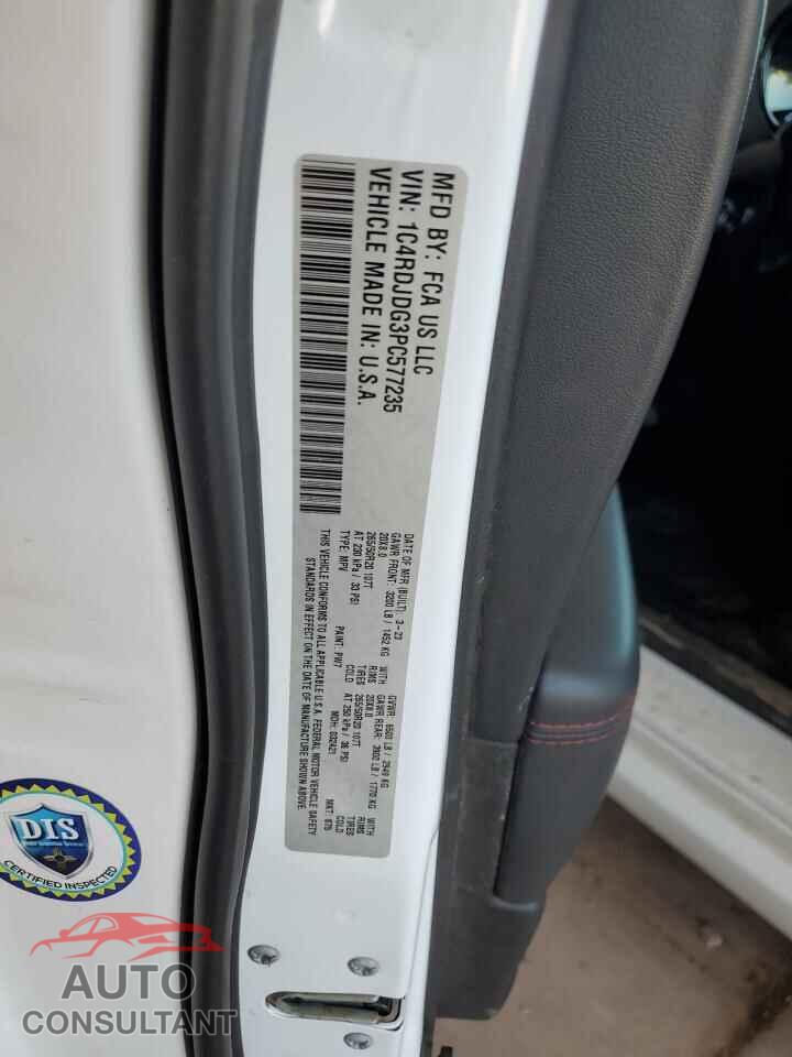 DODGE DURANGO 2023 - 1C4RDJDG3PC577235