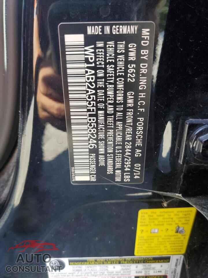 PORSCHE MACAN 2015 - WP1AB2A55FLB58246