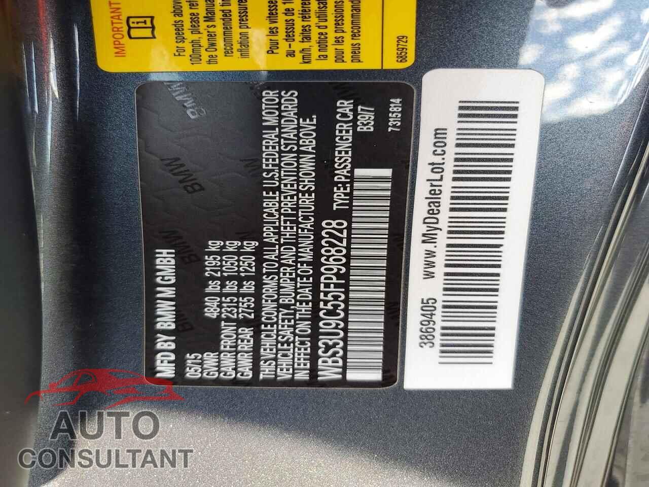 BMW M4 2015 - WBS3U9C55FP968228