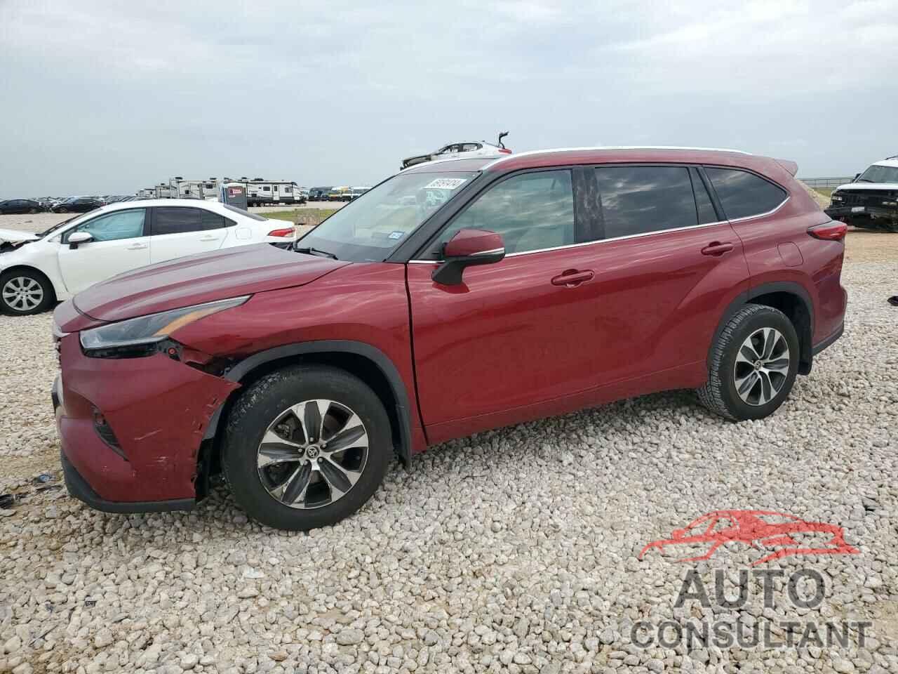TOYOTA HIGHLANDER 2021 - 5TDGZRAH6MS080937