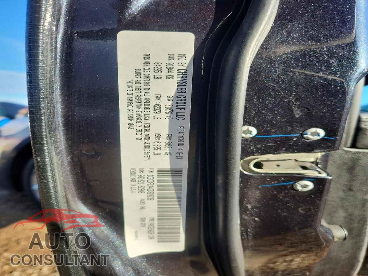 DODGE DART 2013 - 1C3CDFCA4DD320238