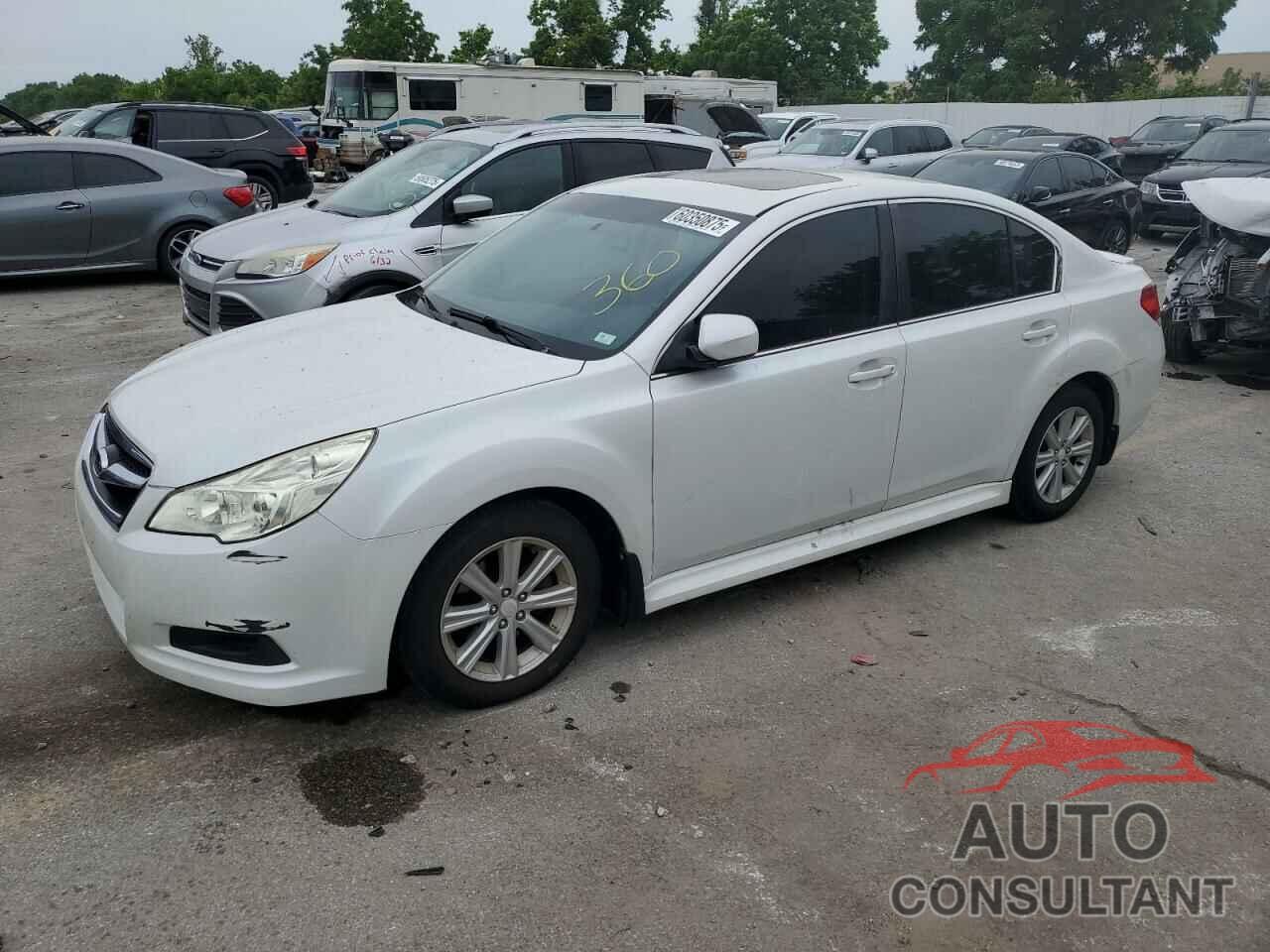 SUBARU LEGACY 2011 - 4S3BMCG67B3243041