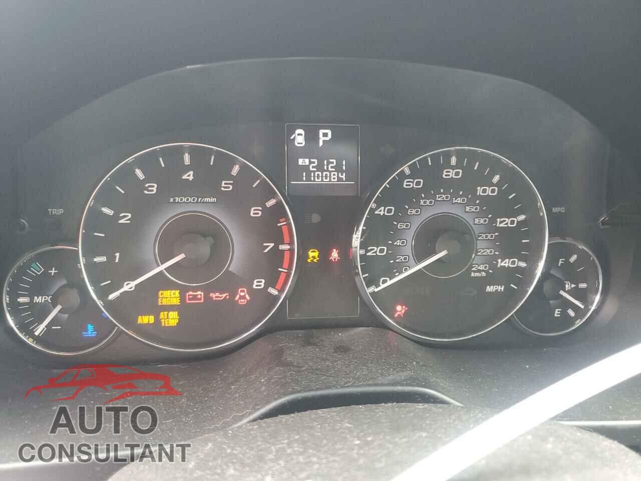 SUBARU OUTBACK 2010 - 4S4BRCCC2A3344530