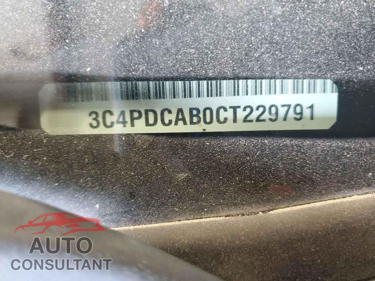 DODGE JOURNEY 2012 - 3C4PDCAB0CT229791
