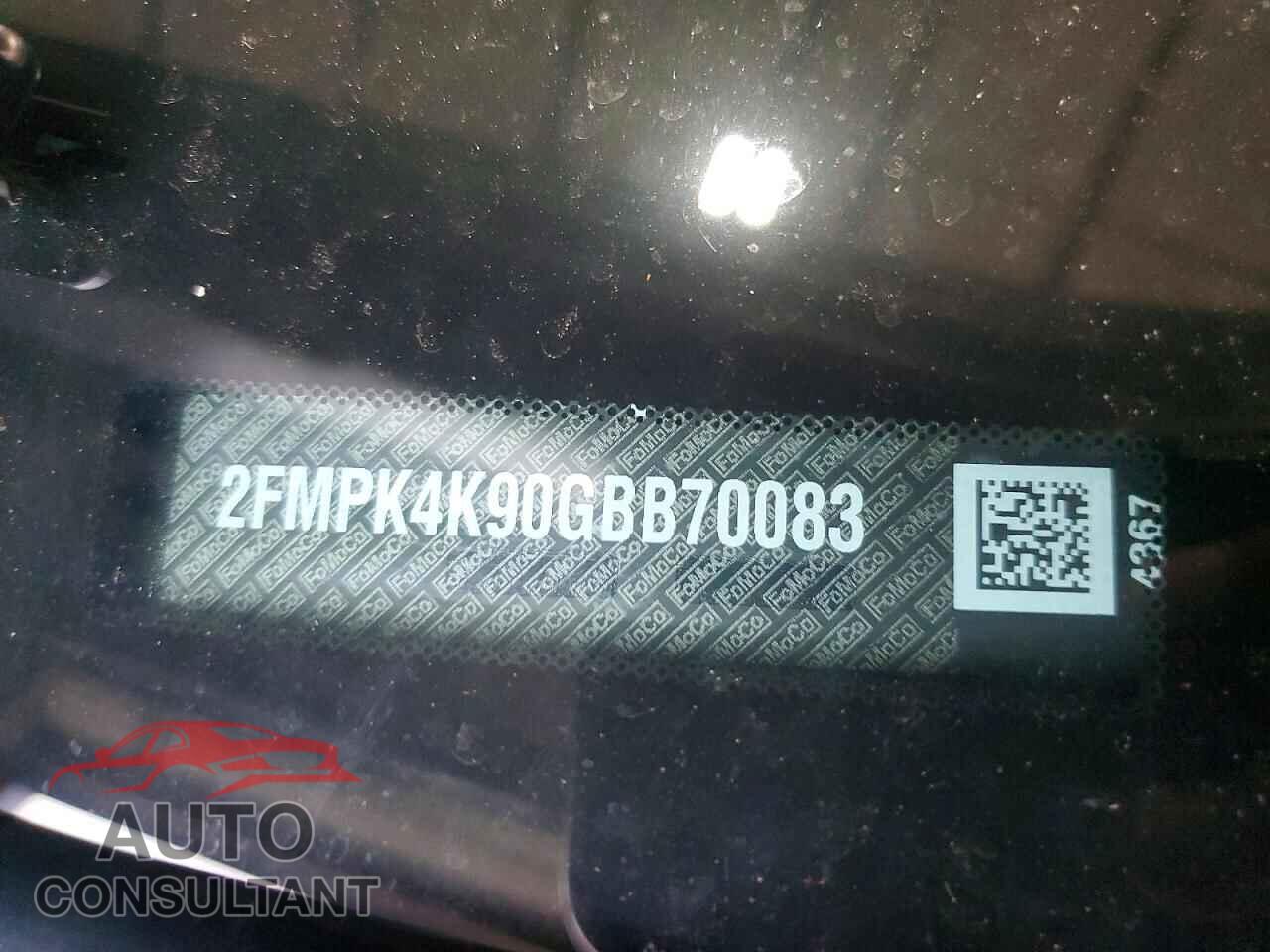 FORD EDGE 2016 - 2FMPK4K90GBB70083