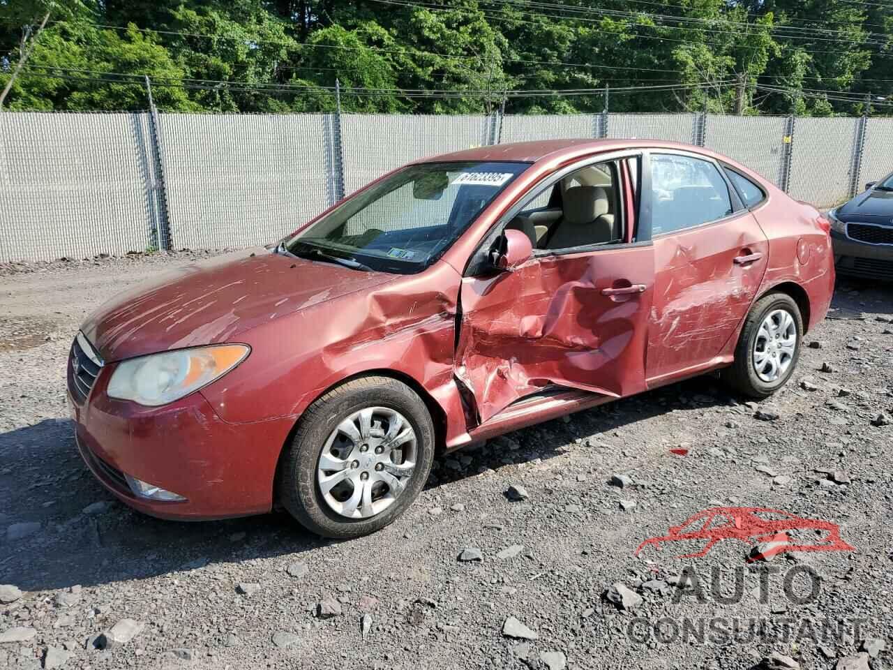 HYUNDAI ELANTRA 2009 - KMHDU46D19U823903