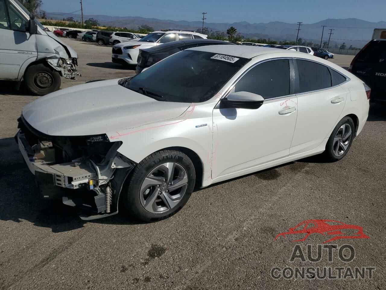 HONDA INSIGHT 2019 - 19XZE4F18KE013508