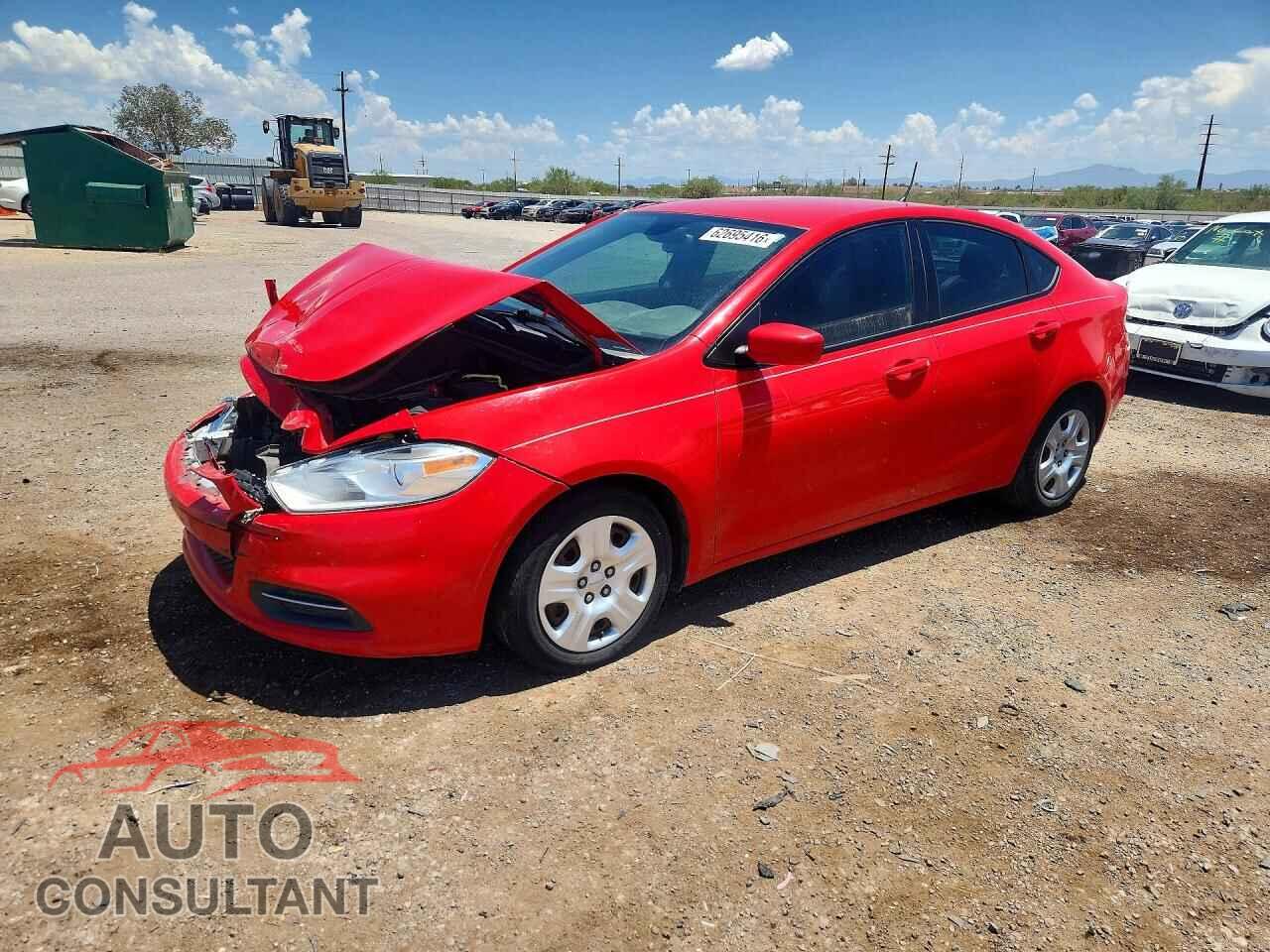 DODGE DART 2016 - 1C3CDFAA5GD701040
