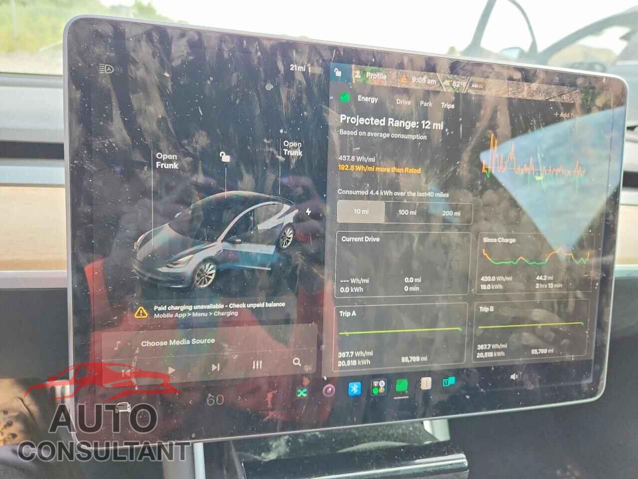 TESLA MODEL 3 2019 - 5YJ3E1EB3KF237567