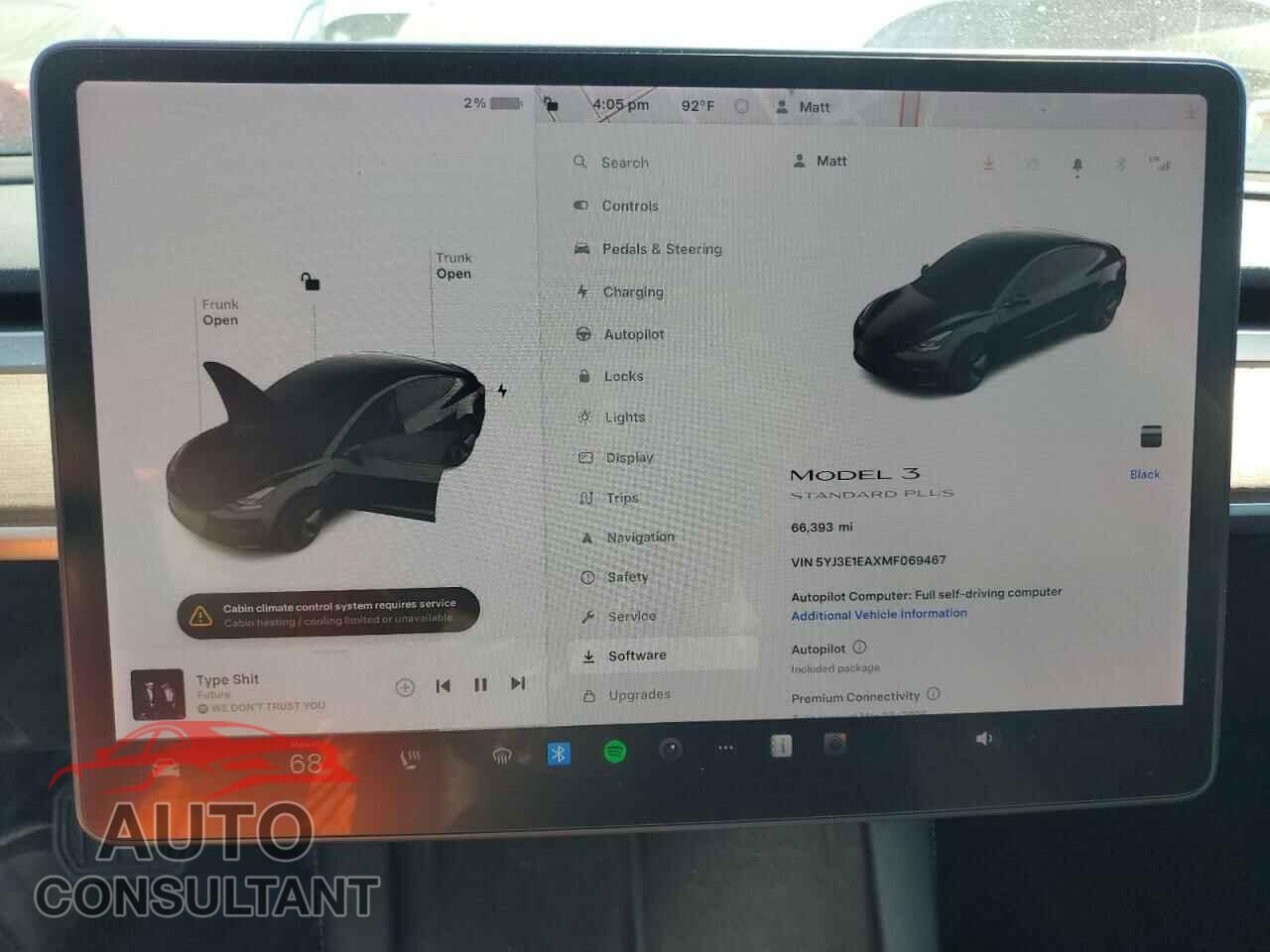 TESLA MODEL 3 2021 - 5YJ3E1EAXMF069467