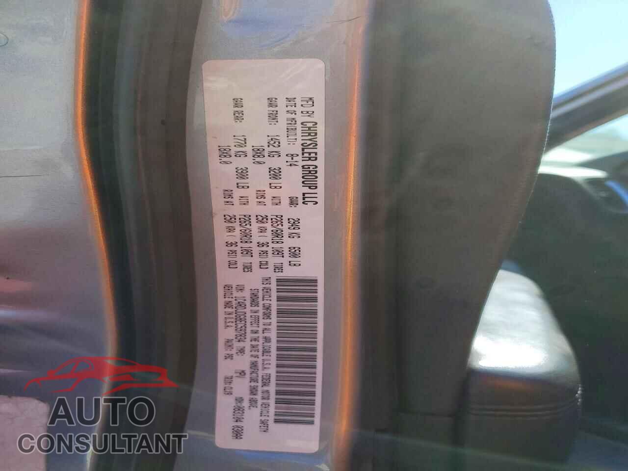 DODGE DURANGO 2014 - 1C4RDJDG8EC597834