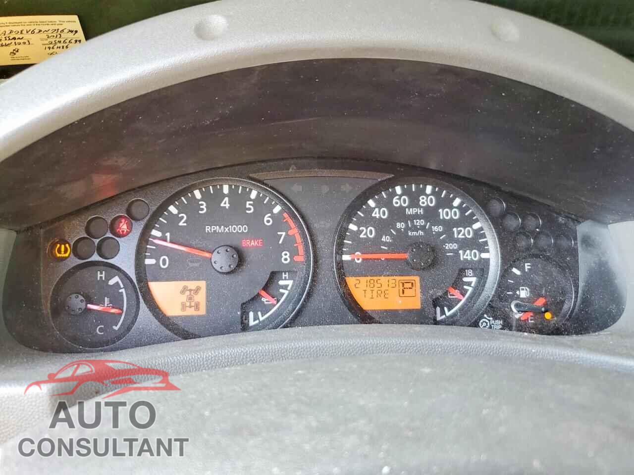 NISSAN FRONTIER 2013 - 1N6AD0EV6DN736749