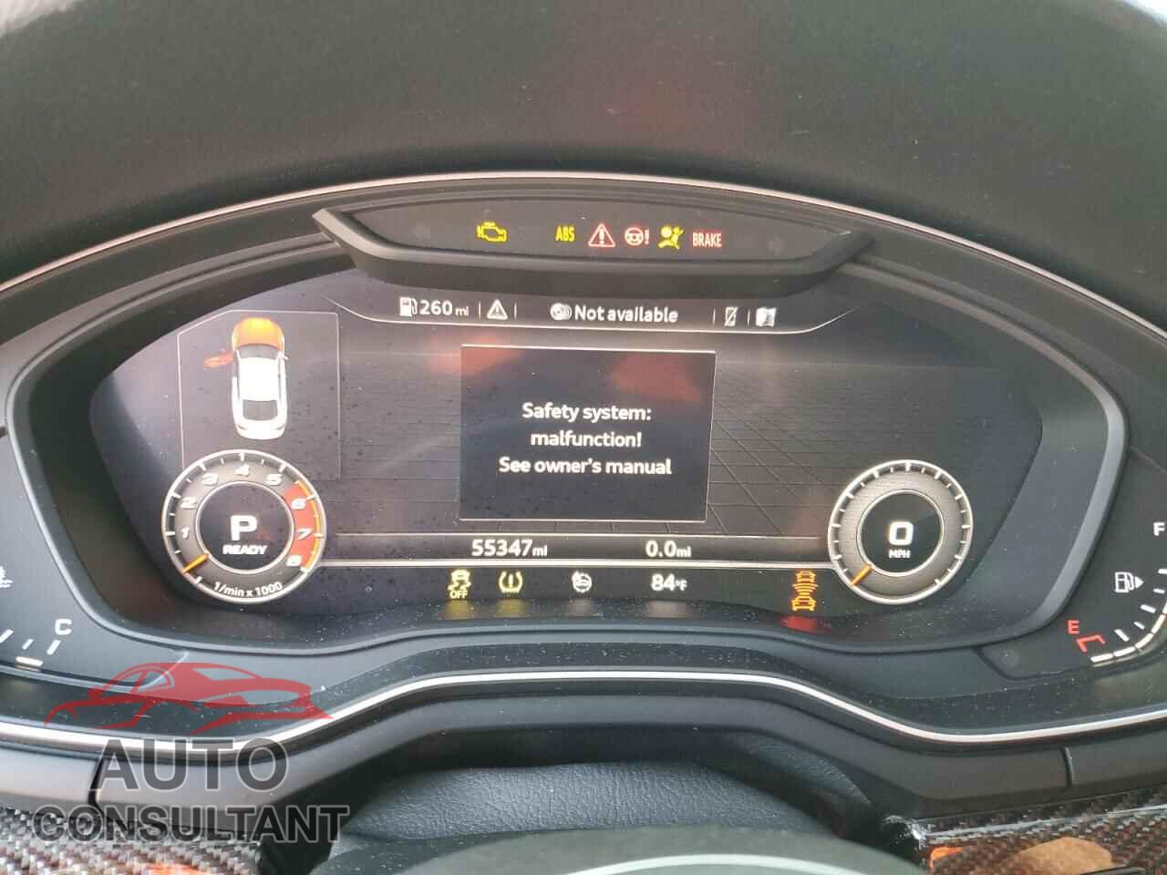 AUDI S5/RS5 2019 - WUABWCF58KA903329
