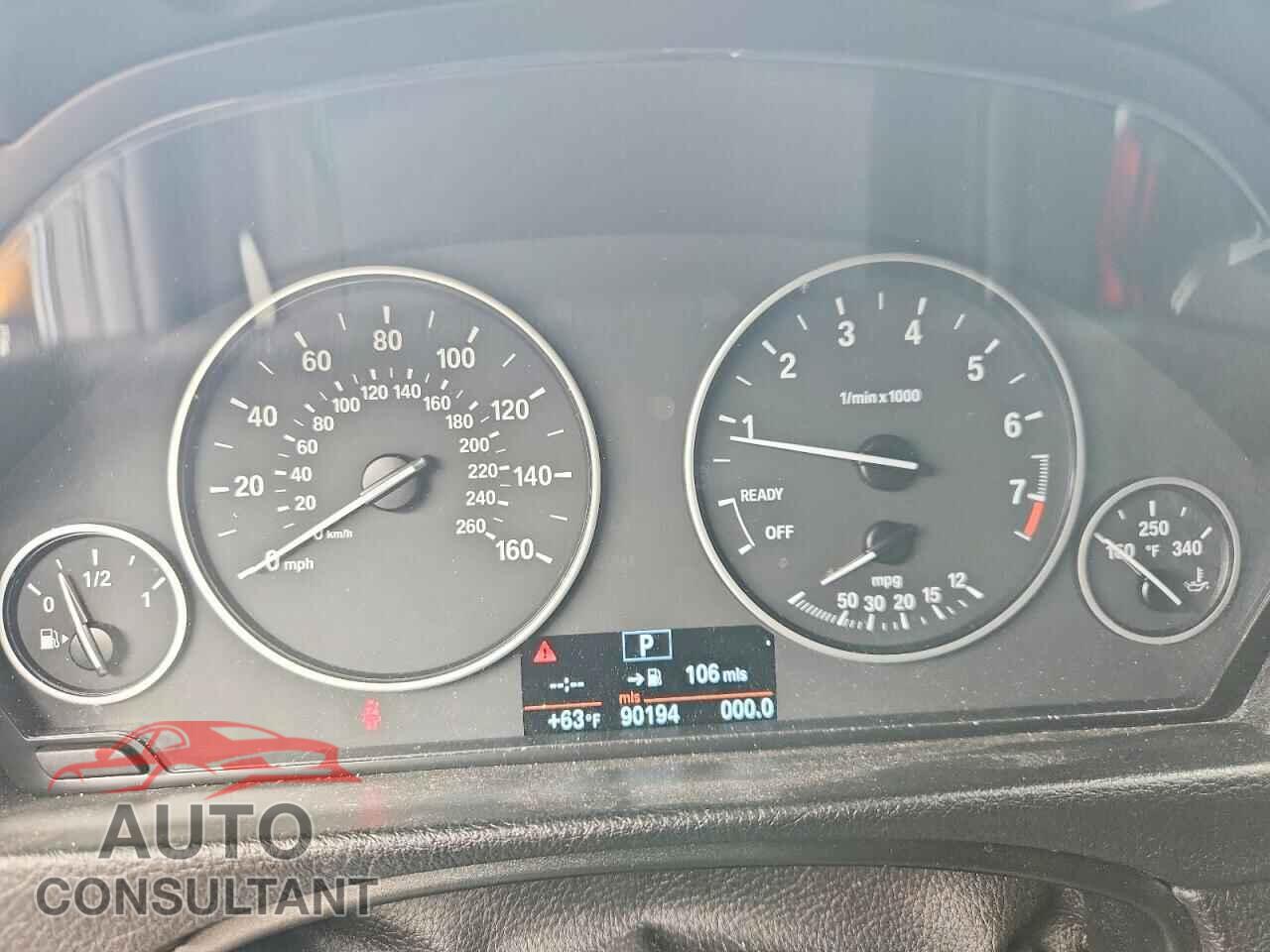 BMW 3 SERIES 2013 - WBA3A9C5XDF476343