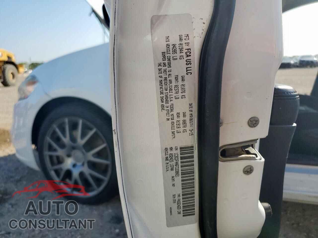 DODGE DART 2015 - 1C3CDFAA6FD338021